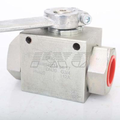 Блочный шаровый кран DN20 G3/4 PN400 фото 1